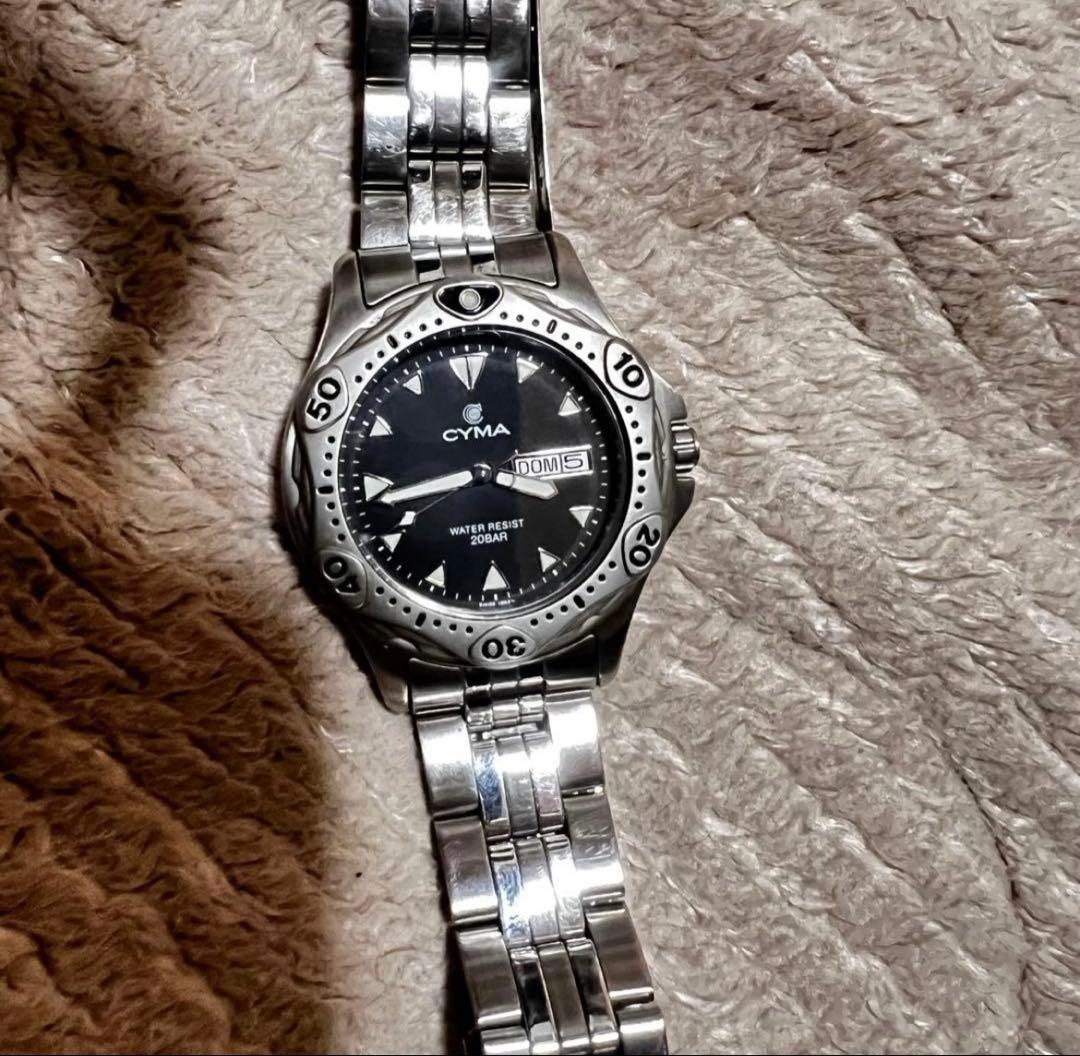 稼働美品　ビンテージダイバー　　スイス製品