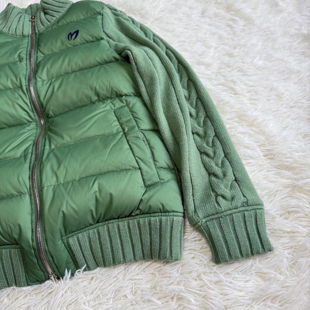 【マスターバニー】美品 ダウンジャケット カーキ 肉厚 1サイズ レディース