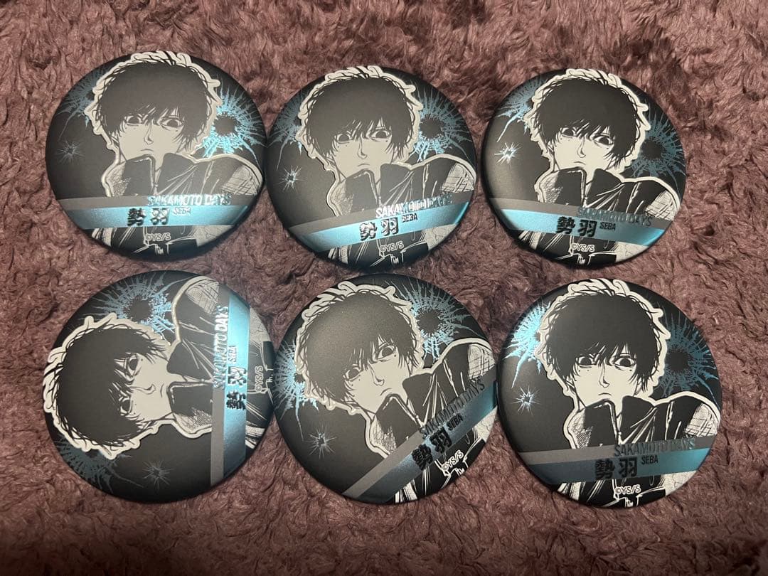 サカモトデイズ　デコレクション缶バッジ　第一弾　　勢羽夏生