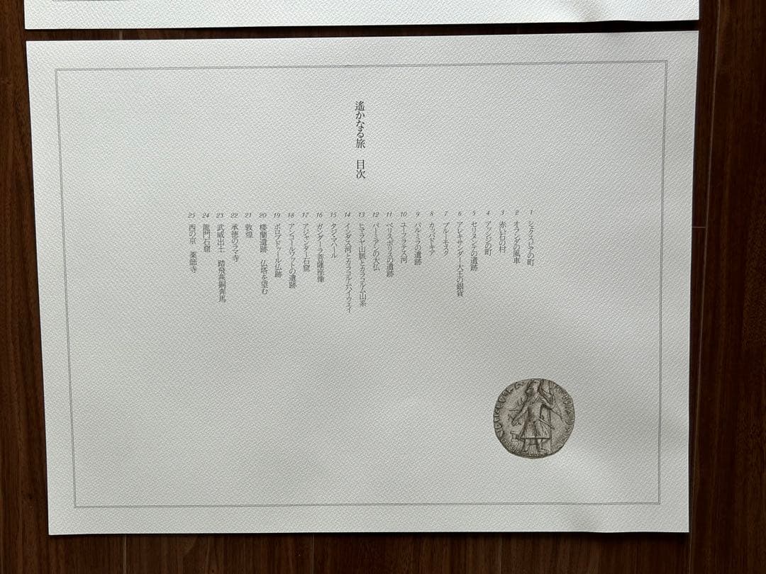 平山郁夫「遥かなる旅」印刷画集