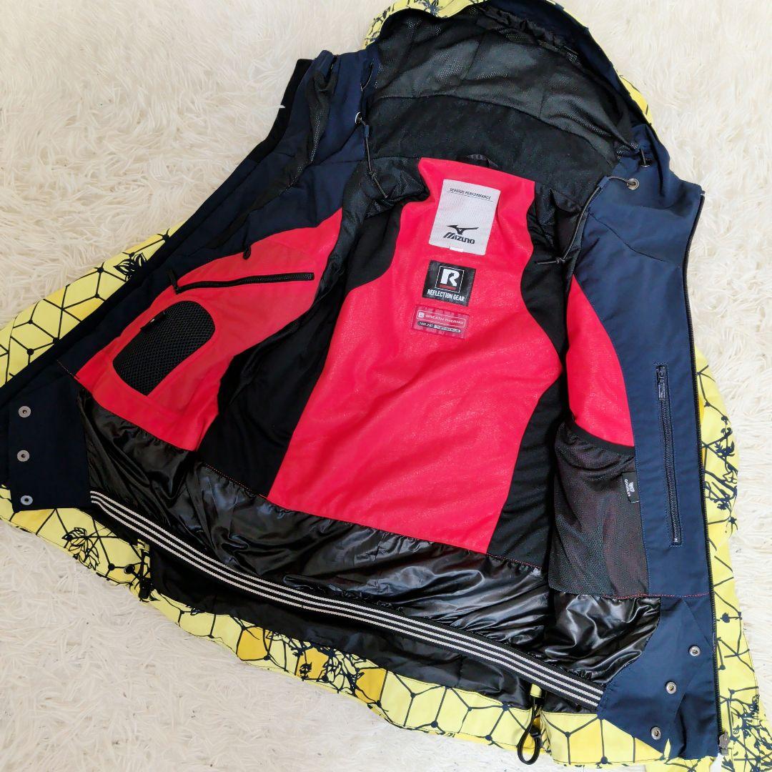 【極美品】ハイエンドモデル MIZUNO ミズノ 総柄 S 上下 デモ着用