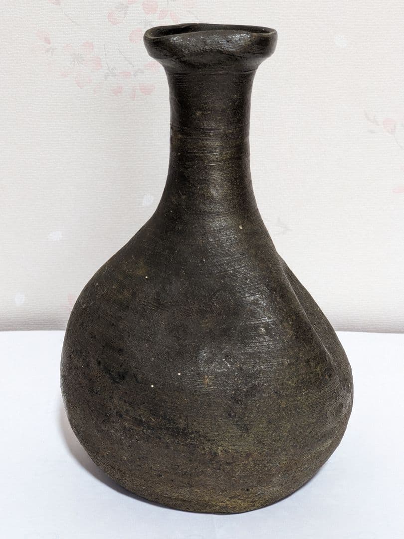 ♦古陶磁 丹波焼 焼締め徳利 酒器 江戸時代前期〜江戸中期 花器花活け 骨董品