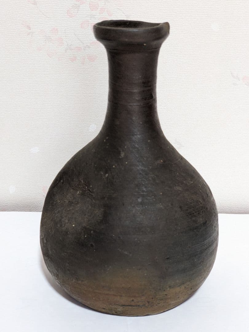 ♦古陶磁 丹波焼 焼締め徳利 酒器 江戸時代前期〜江戸中期 花器花活け 骨董品