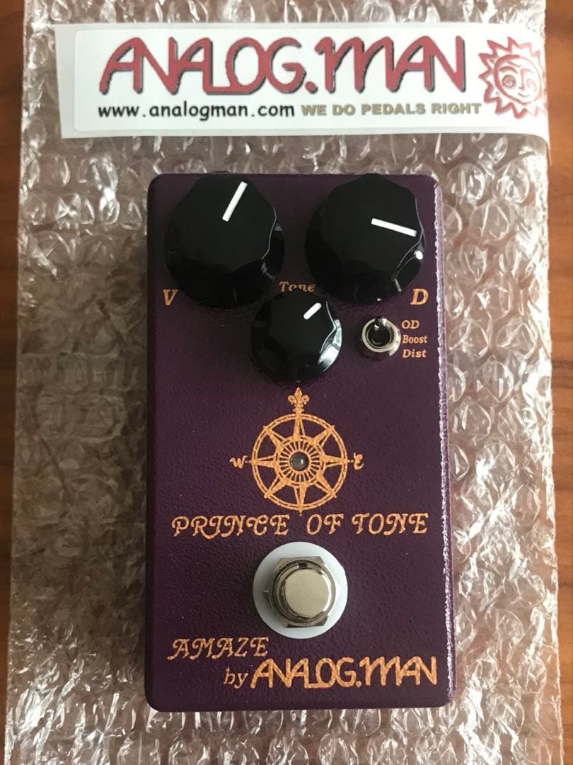 新品 Analogman Prince of Tone オーバードライブ