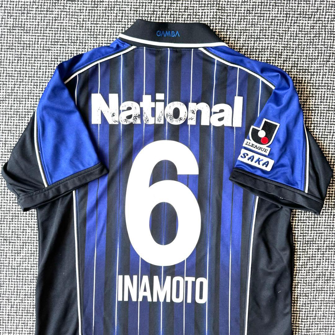 【ガンバ大阪ラストゲーム着用】稲本潤一 ＃６ ガンバ大阪 ０１／０２(H)