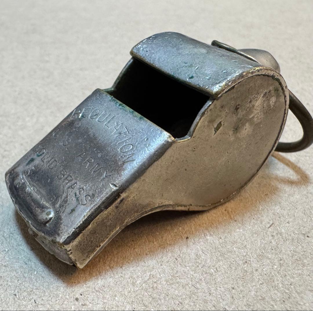 米軍 実物 ブラス ホイッスル