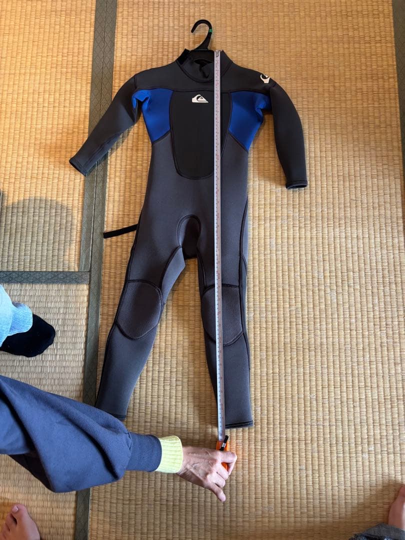 Quiksilver 120 フルスーツ グレー/ブルー