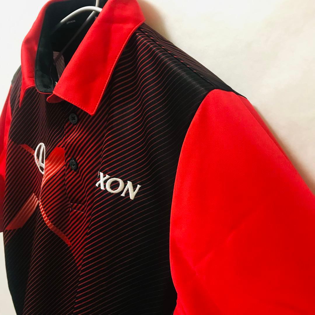 美品✴️SRIXON『松山英樹 コレクション ポロシャツ M』2016年／赤／黒