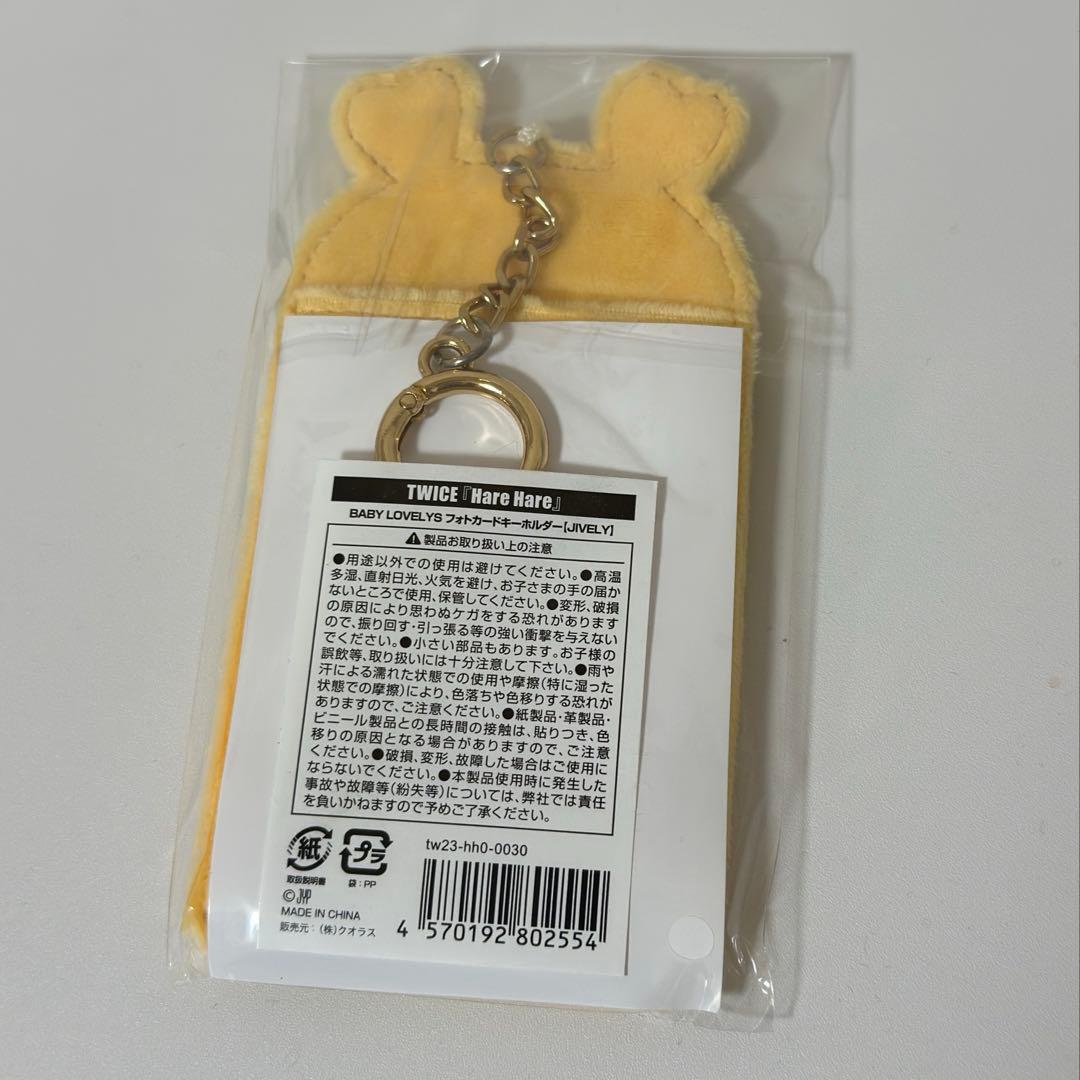 TWICE ジヒョ ジブリー フォトカードキーホルダー