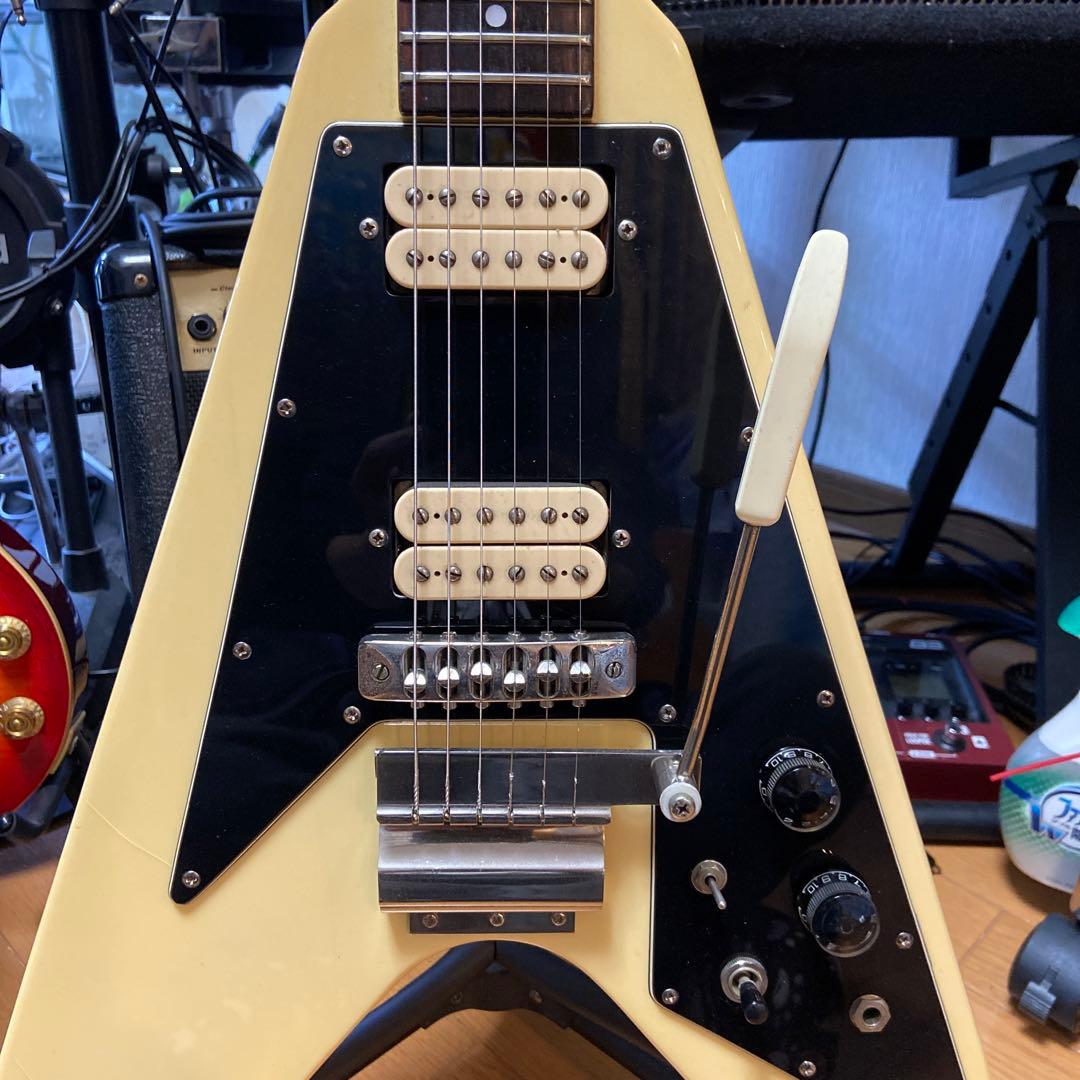 【USED】Greco フライングV バイブラーロ（板バネ）搭載