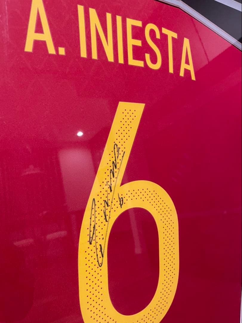 ドナテロ 【icons社 正規品】 イニエスタ サイン入り ユニフォーム