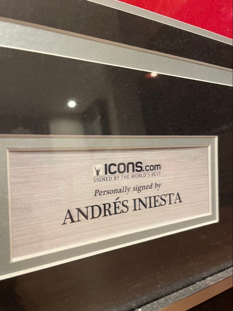 ドナテロ 【icons社 正規品】 イニエスタ サイン入り ユニフォーム