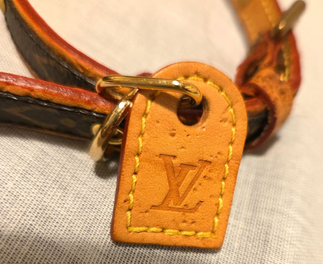 ルイヴィトン モノグラム　ペット用首輪　コリエバクスター　犬　猫