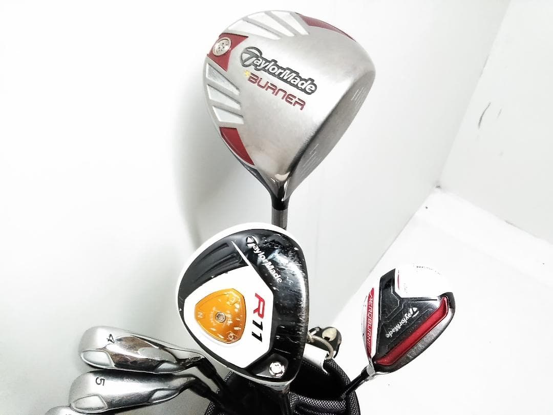 豪華セット 初心者オススメ テーラーメイド メンズゴルフクラブ13本セット □