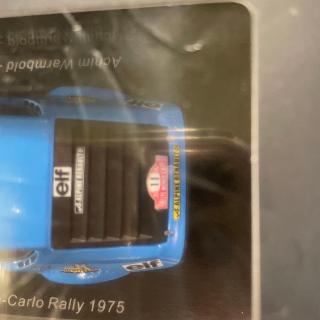 絶版　1/43 スパーク　アルピーヌ　A310 モンテカルロラリー　1975