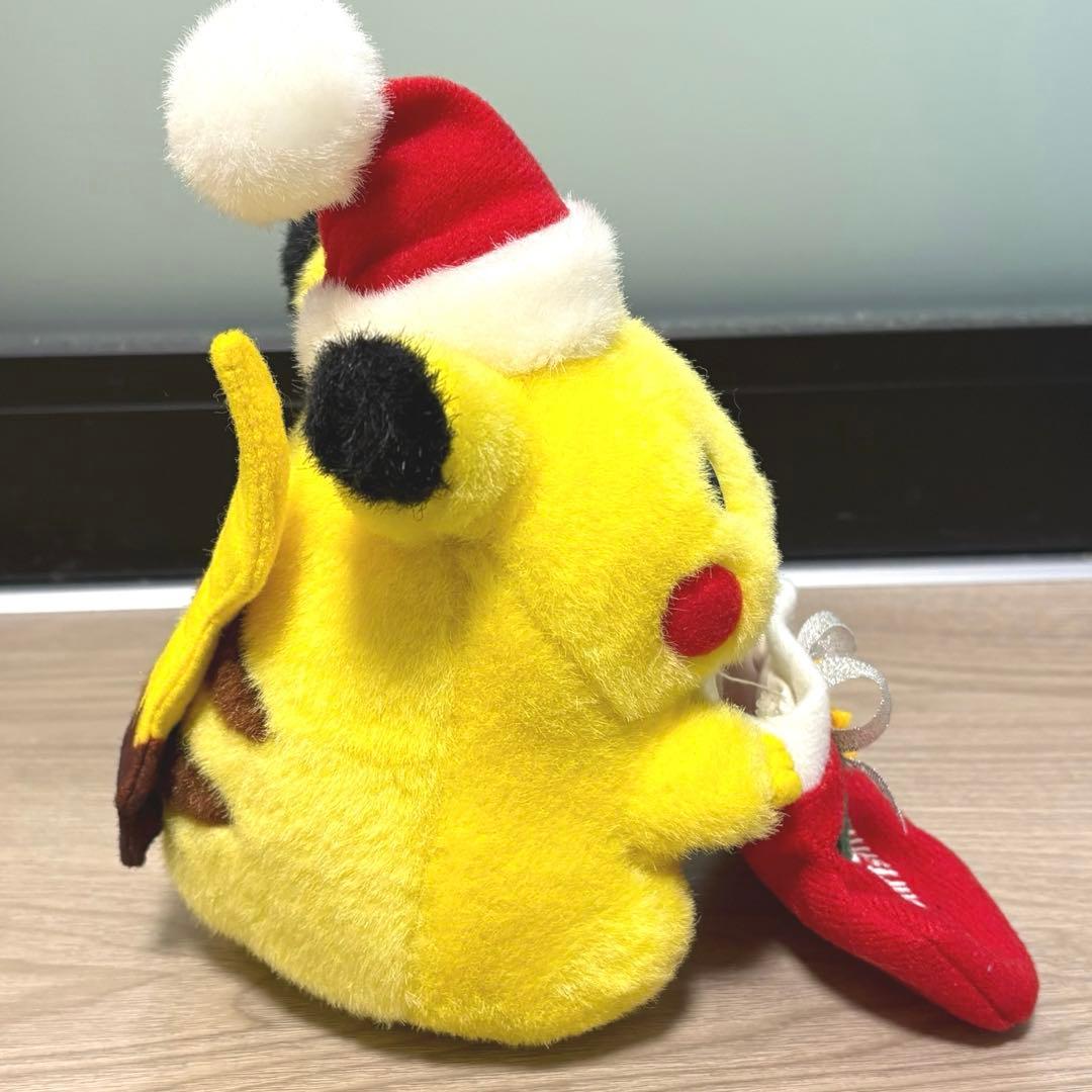 美品✨TOMY　初期　ピカチュウ　サンタ　クリスマス　ぬいぐるみ