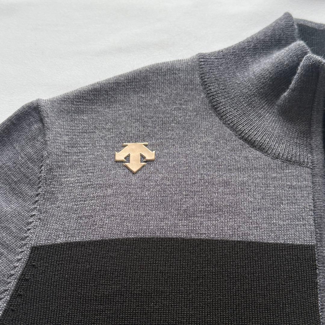 デサント ジップスタンド セーター