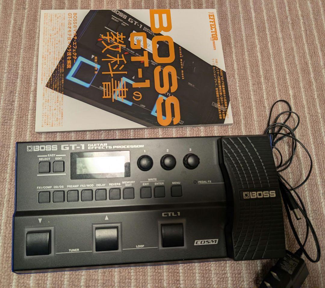 BOSS GT-1 ギターエフェクター 教科書付き