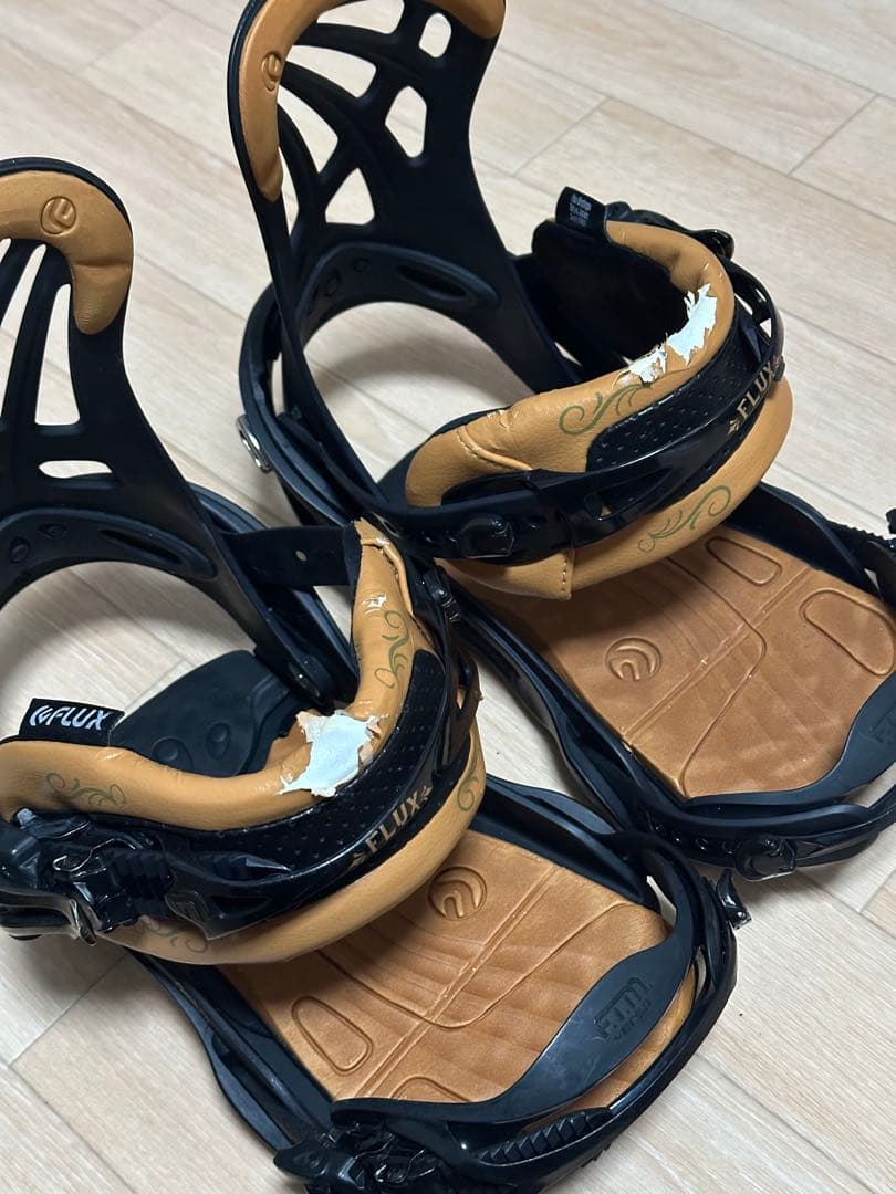 FLUX RL スノーボード バインディング Mサイズ ブラック×ブラウン