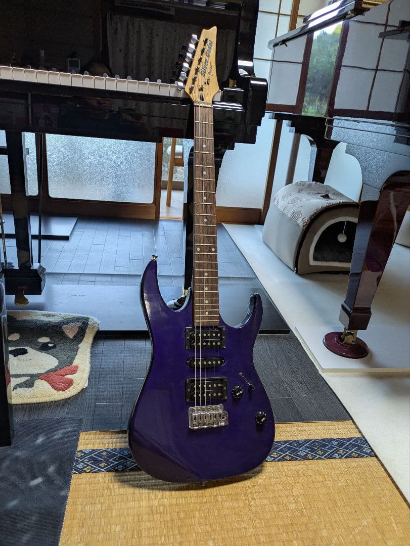 Ibanez Silver Cadet エレキギター ダークブルー　ちいかわ