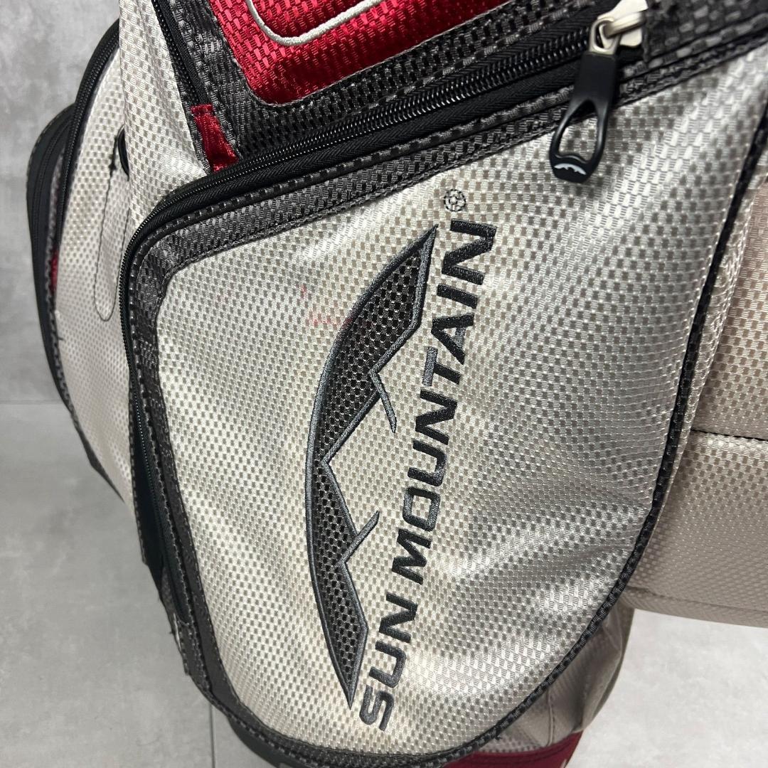 人気　サンマウンテン　キャディバッグ　C130　ハワイ限定　15分割　カート