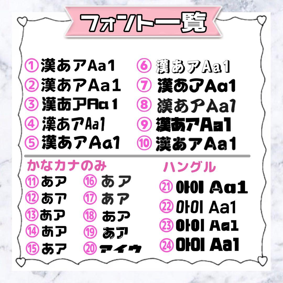 うちわ屋さん 団扇文字オーダー 文字パ 連結 ネームボード