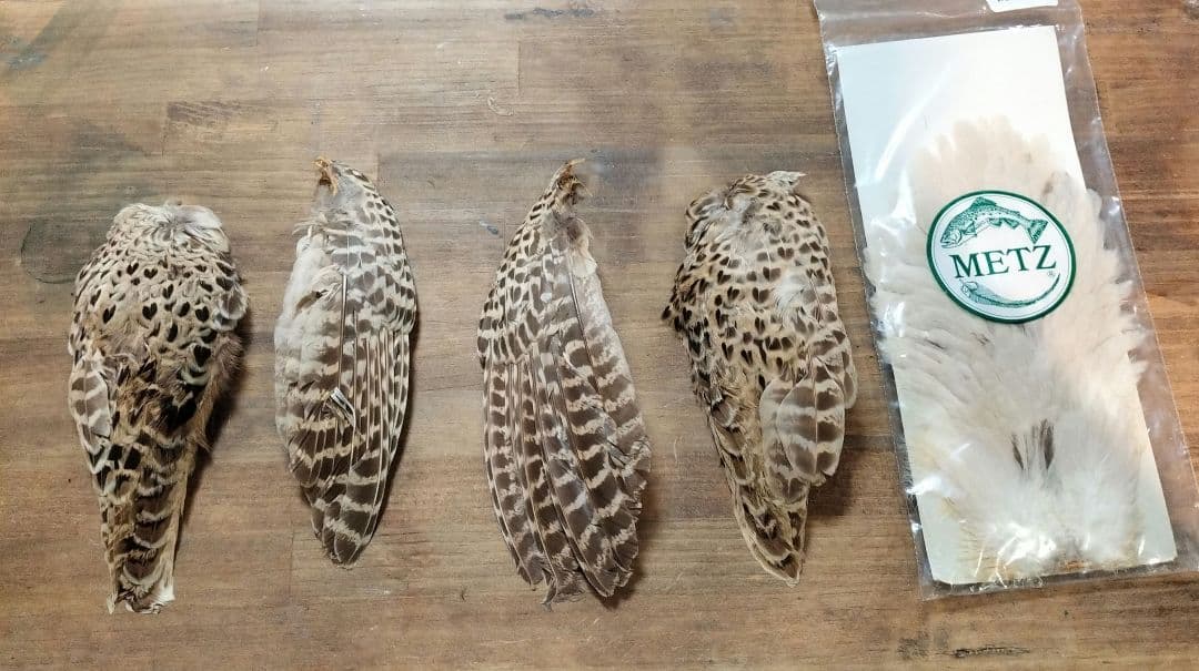 ​【高級】METZ メッツ ハックル 2種 ＆ フェザントウィング セット