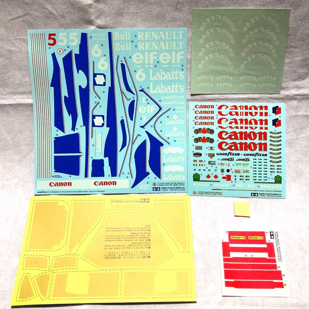 タミヤ1／12ウィリアムズFW14Bルノー