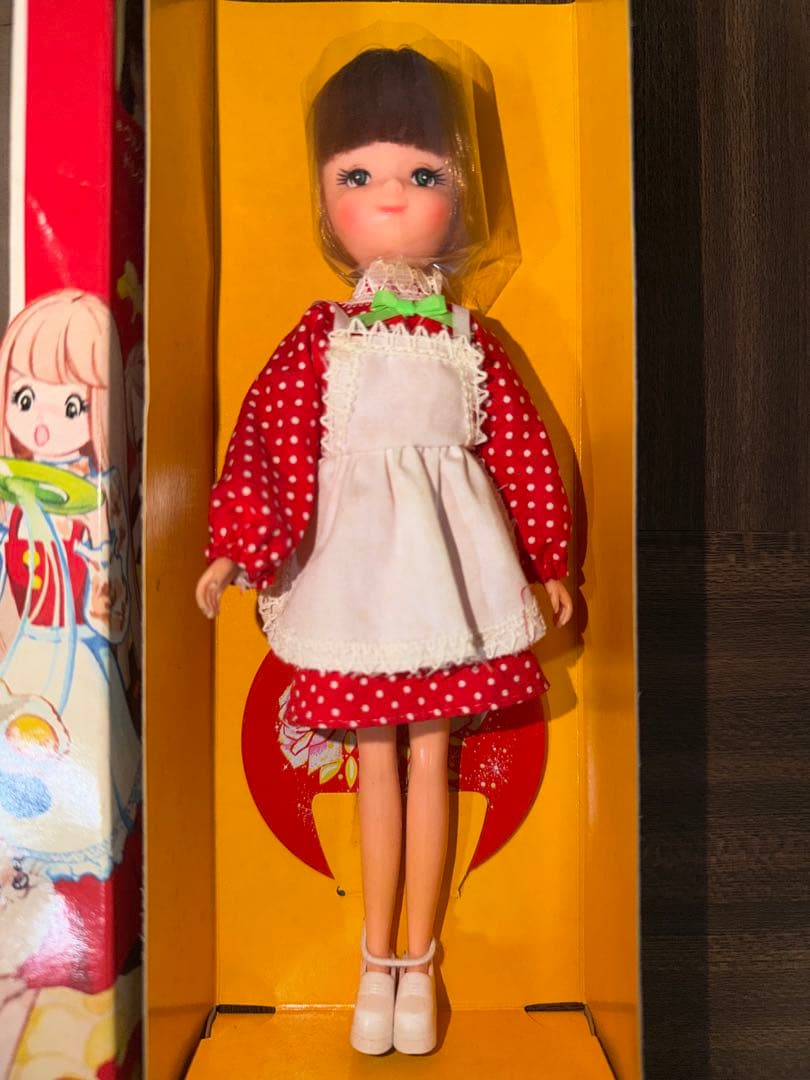 昭和 リカちゃんのおてつだいシリーズ あわてんぼクルリちゃん 未使用 完品 美品