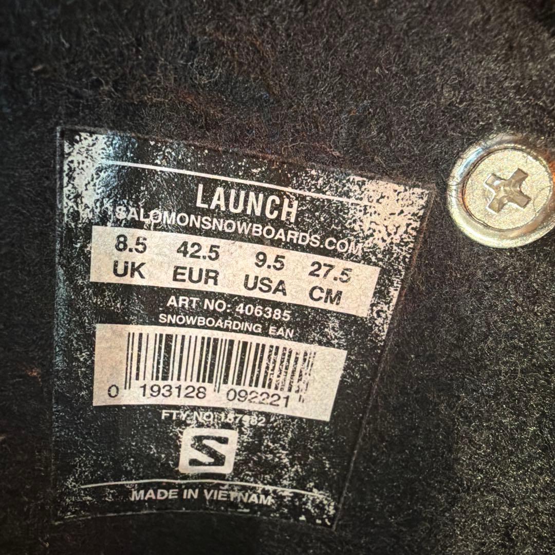 Salomon LAUNCHスノーボードブーツ ブラック