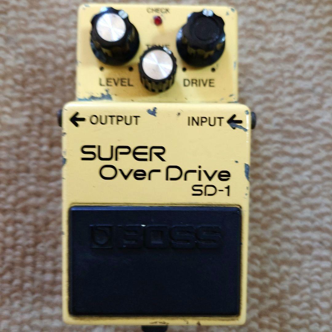 BOSS SUPER OverDrive SD-1 日本製レア箱、説明書付き