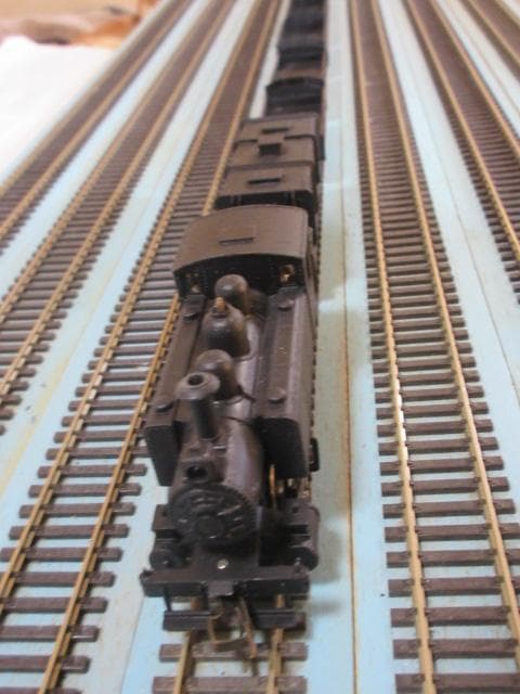 C形タンクが牽引する 無蓋貨車 8点セット　HOゲージ（金属製）