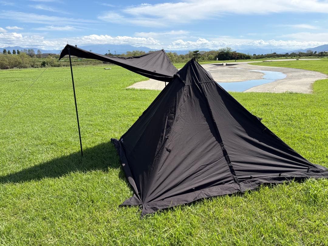 【中古】WAQ Alpha T/C BLACK 二又ポール付