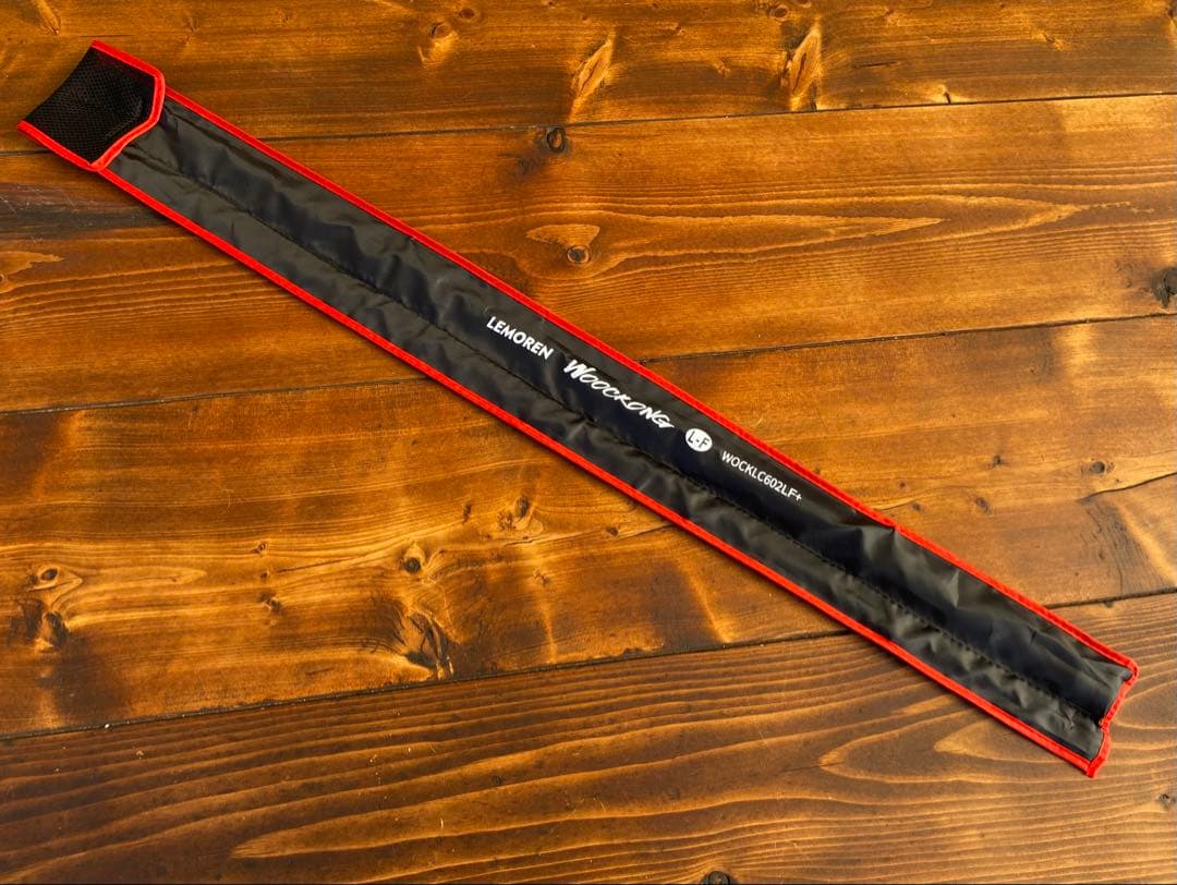 超軽量　カーボンロッド　ベイトロッド　C602L バスロッド　ウッドグリップ