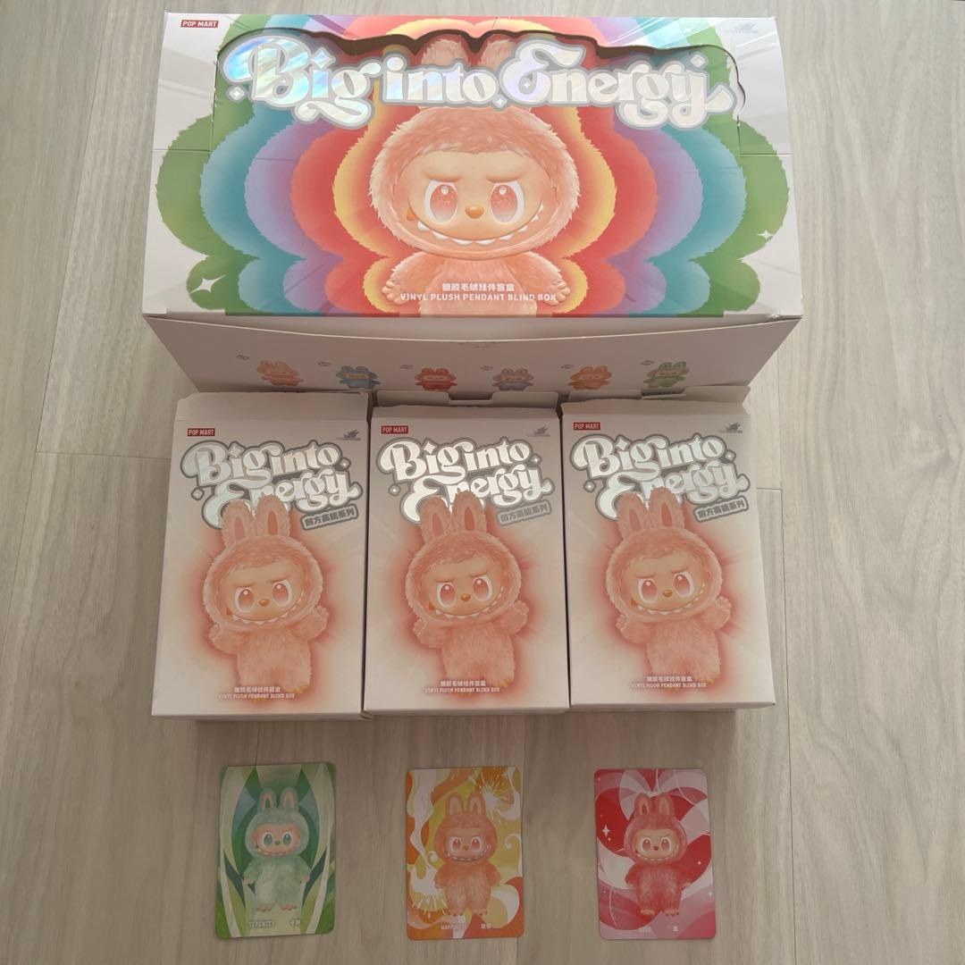【新品未使用】popmart labubu エナジー　ラブブ　アソートセット3体