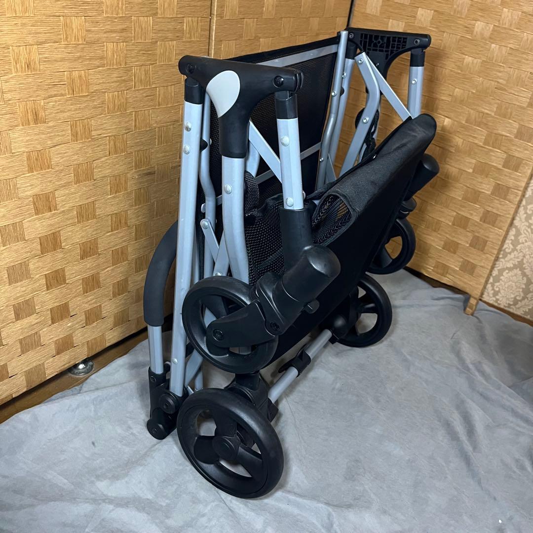 ECOCa折りたたみショッピングカート ブラック