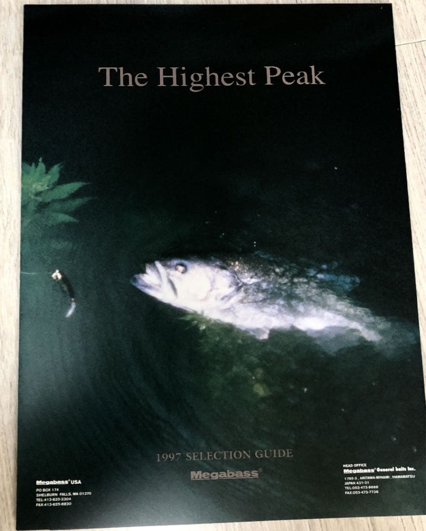 入手困難‼️希少‼️ メガバス 最初期 コンセプトアルバムセット 美品 カタログ