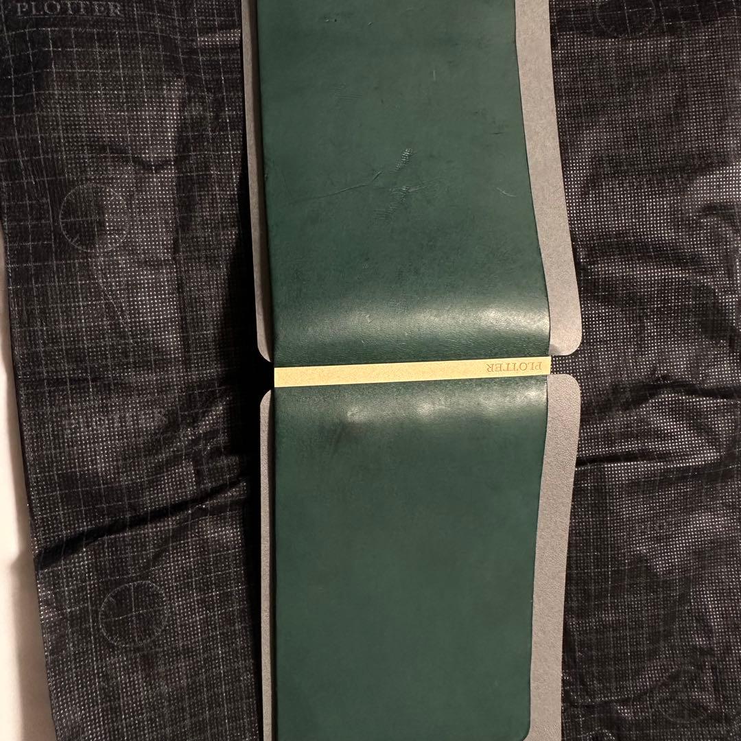 Plotterプロッター限定リスシオ3穴リングレザーバインダーLISCIOブルー