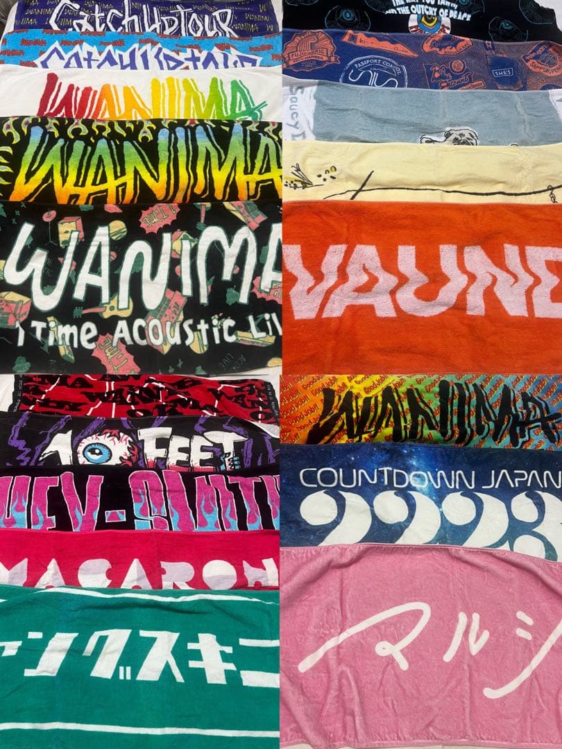 バンドタオルセット WANIMA 10-FEETなど