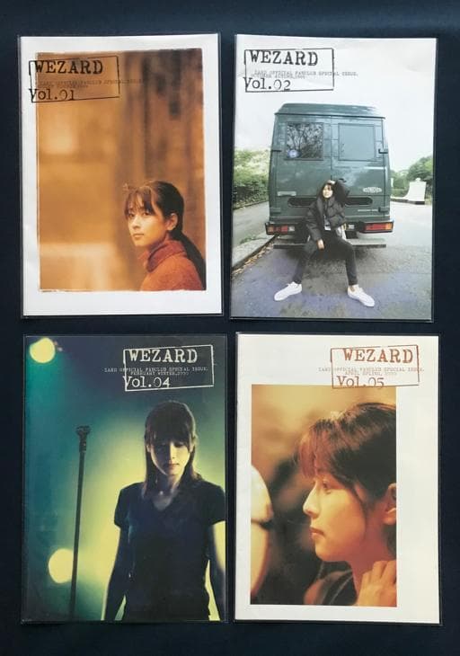 ☆ZARD 　坂井泉水　「WEZARD　会報誌 ４冊」