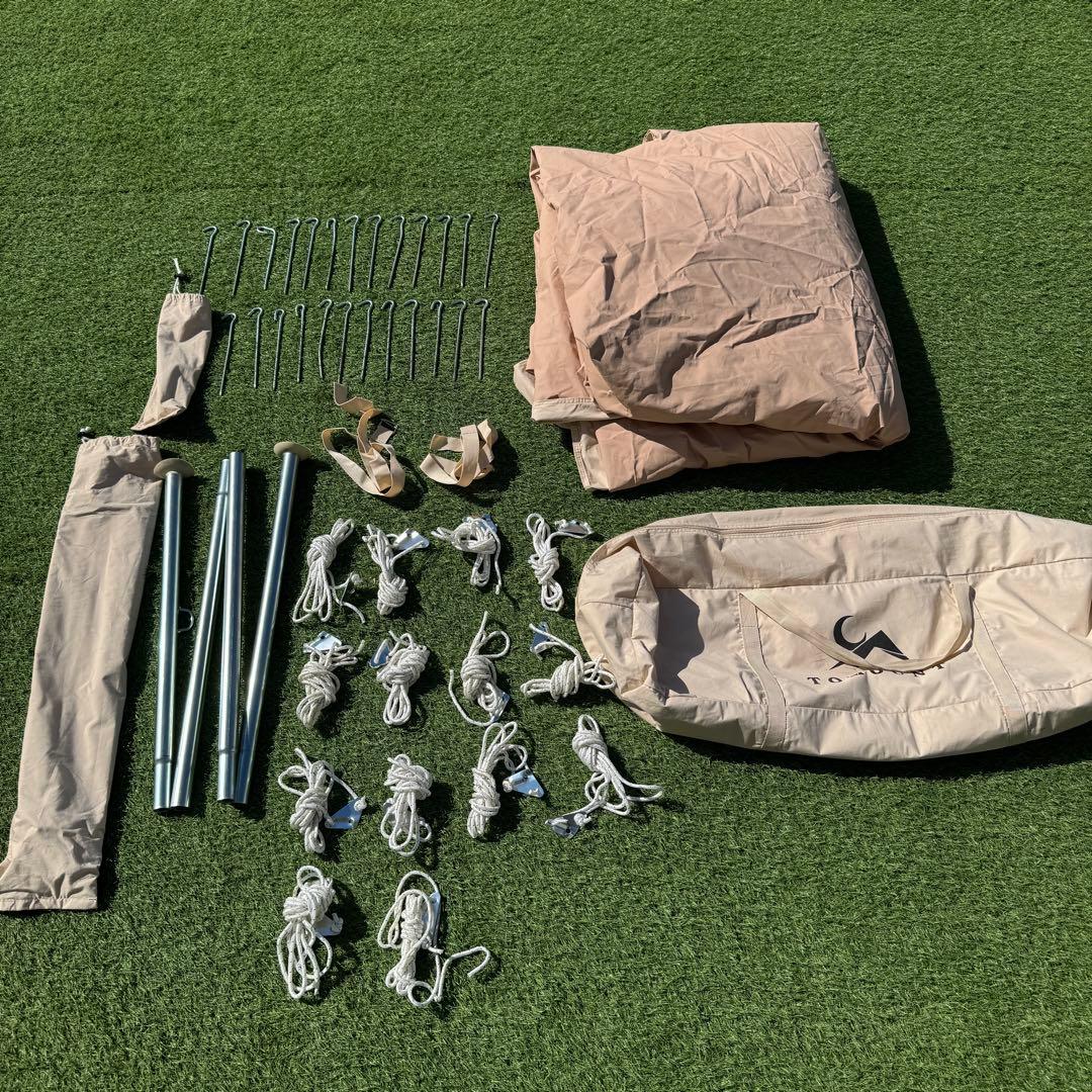 最安　TOMOUNT ワンポールテント TC 3M ポリコットン