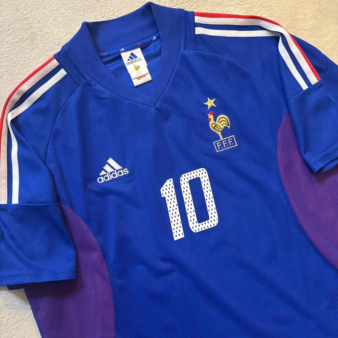 【ほぼ新品】ジダン 2002年 フランス代表 ワールドカップ ユニフォーム