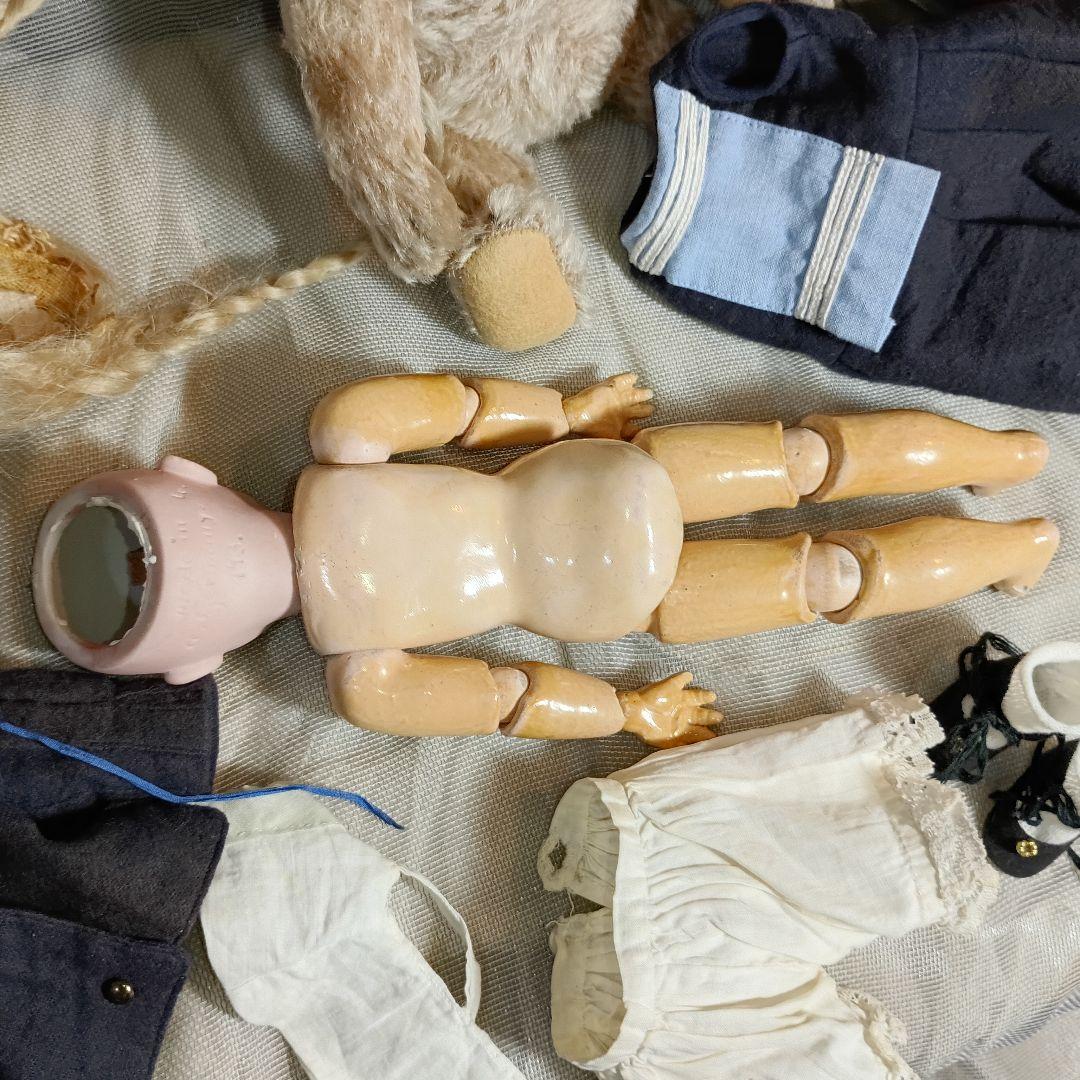 K3⭐アンティークドール　ケストナー143 　セーラー服の小さなお嬢さん