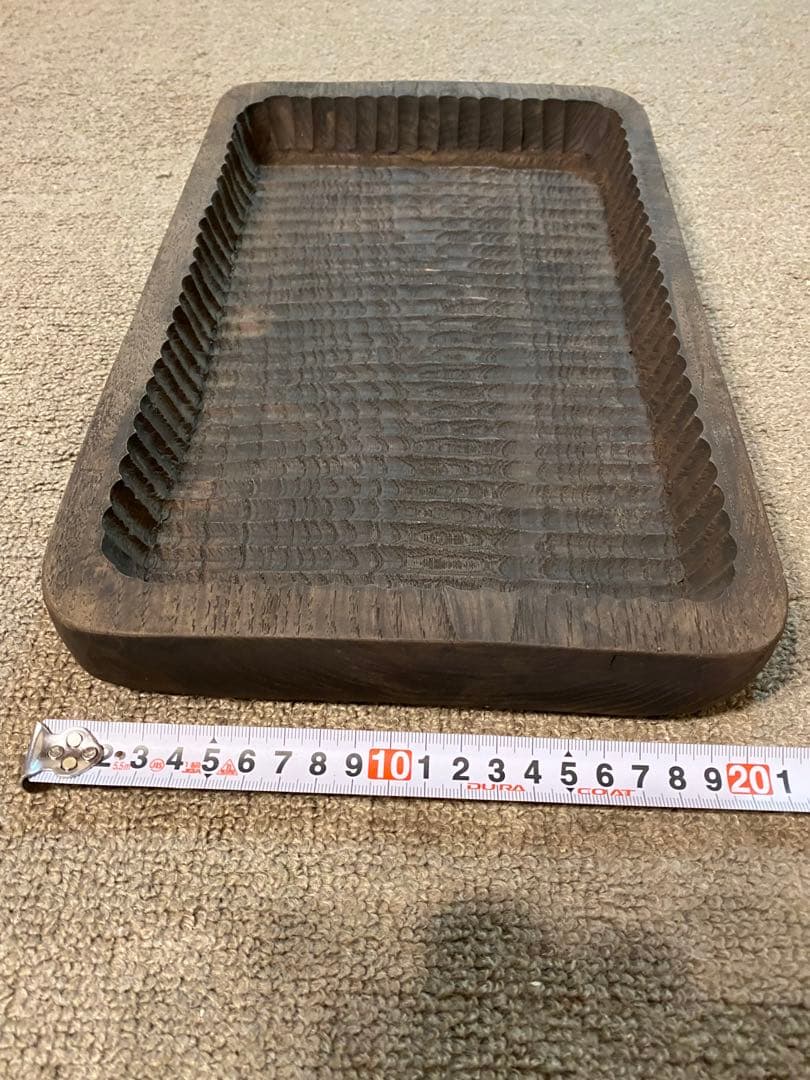 【お値下げ‼️⠀】我谷盆 栗材 1 古作写し