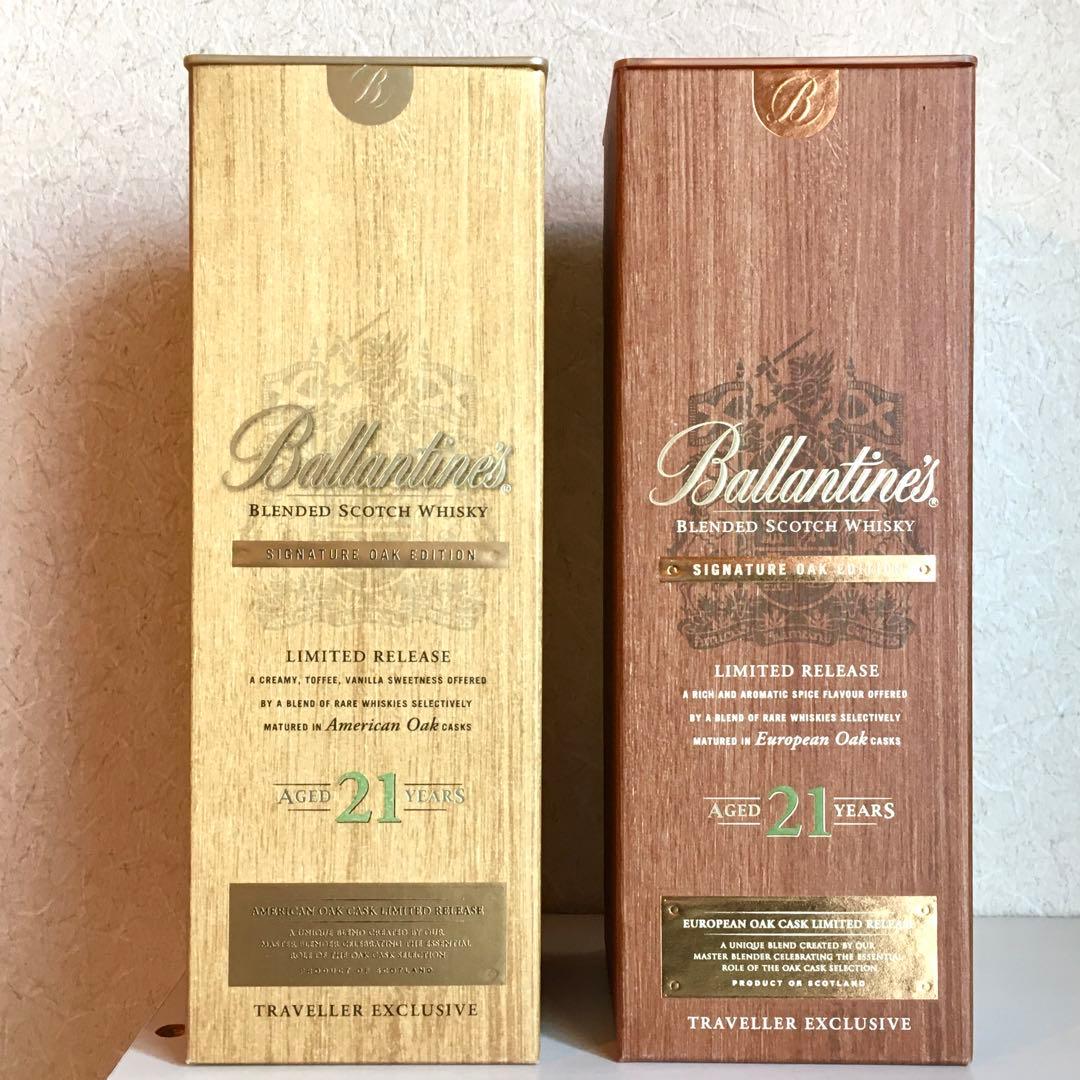 バランタイン 21年 ヨーロピアンオーク ＆ アメリカンオーク エディション