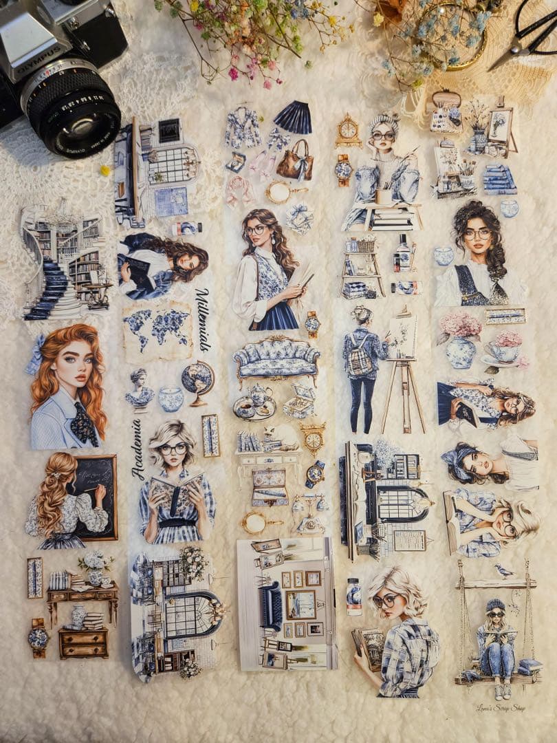 Lana's Scrap Shop 海外マスキングテープ　マステ 【2407】