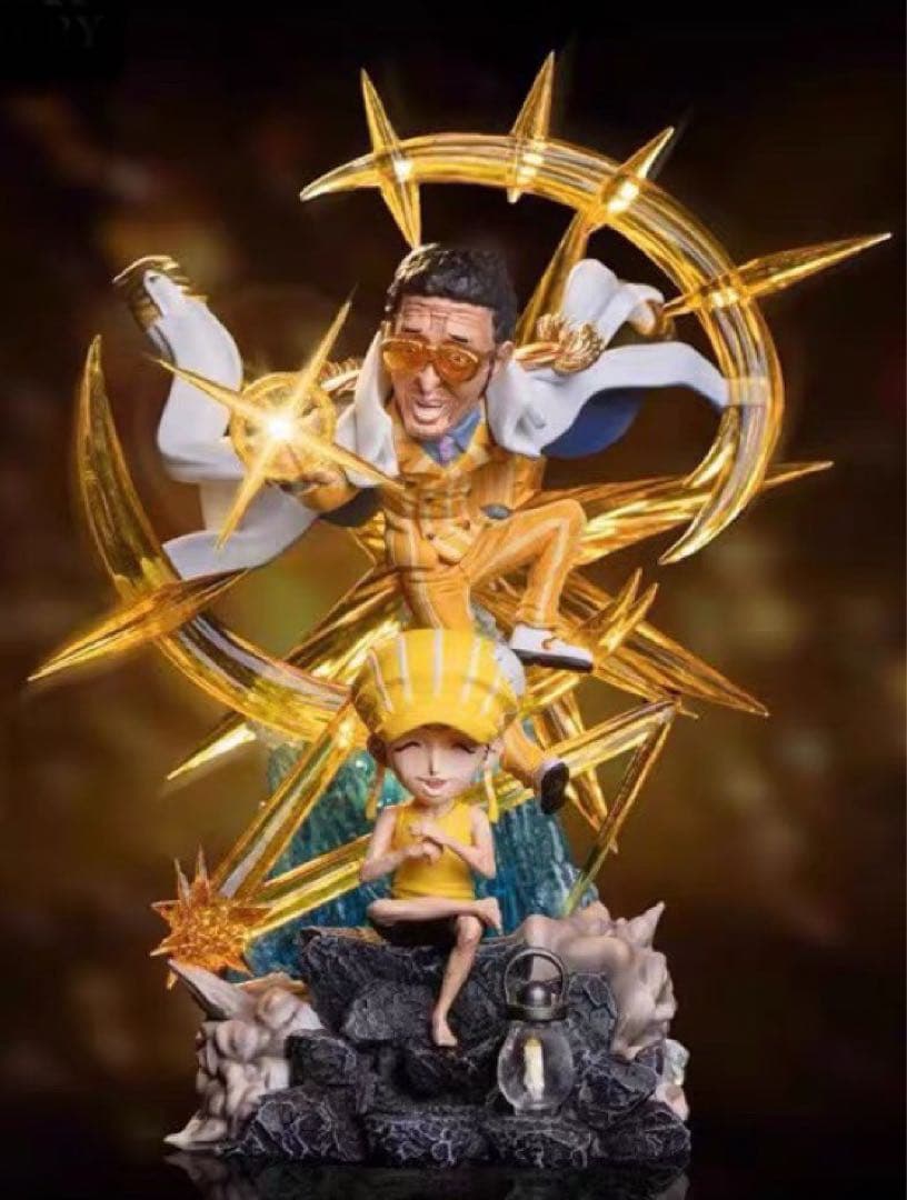 【新品】ワンピース 赤犬 黄猿 青キジ 3体セット ガレージキット フィギュア