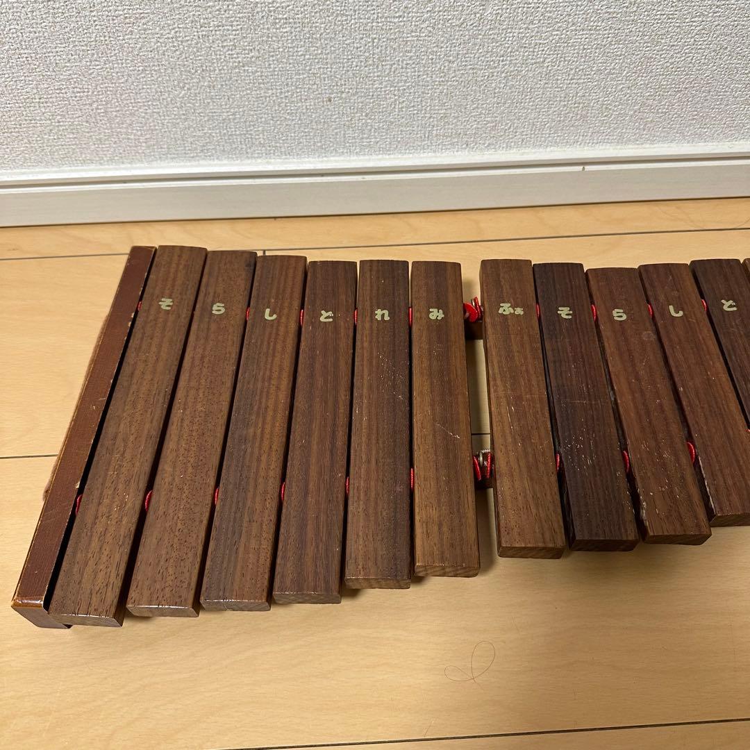 KAWAI シロフォン カリン 卓上木琴 30音