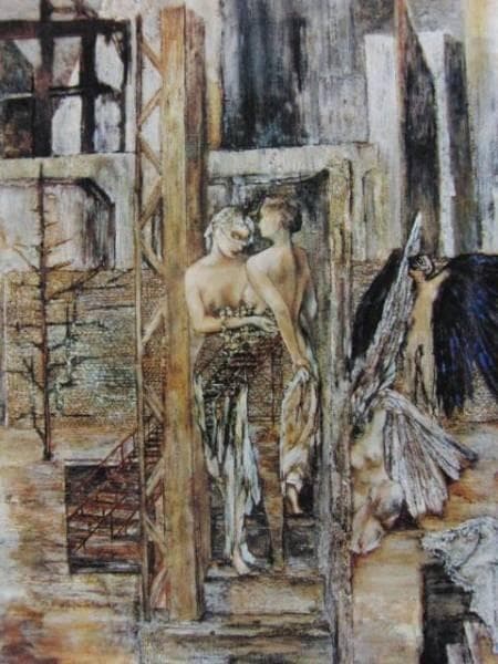 山内　穎吾 、婚礼、希少な高級画集より、新品高級額装付、状態良好