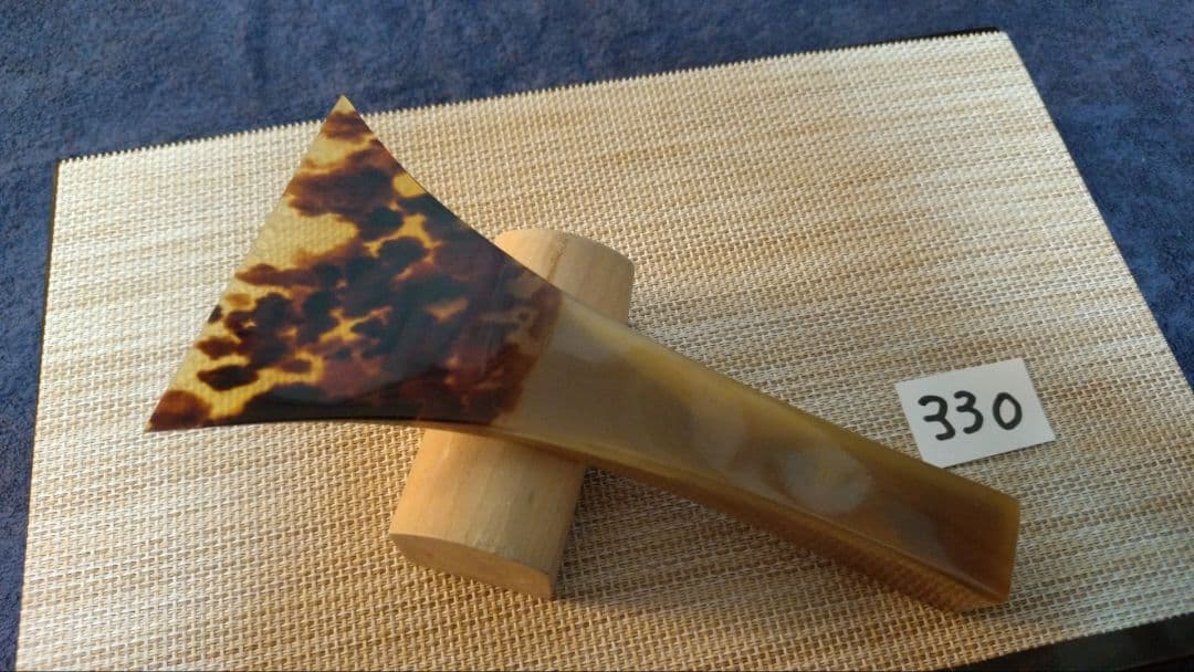 三味線バチ【送料無料】330白水牛ALL天然素材